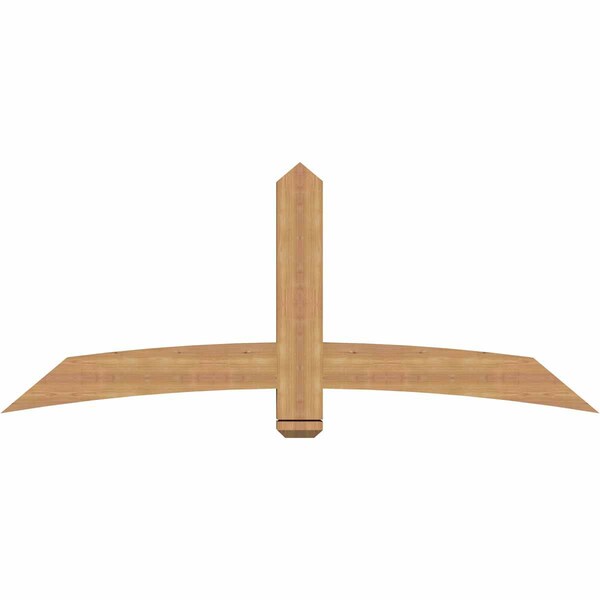 Ekena Millwork Bellingham Timber Gable Bracket, Western Red Cedar, 72"W x 30"H x 3 1/2"D x 5 1/2"F, 10/12 Pitch GBW072X30X0406BEL00SWR - main